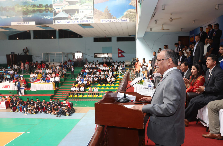खेलमार्फत् अर्थतन्त्र र कूटनीतिक सम्बन्ध  सुदृढ गर्न पहल लिइरहेको छु :प्रधानमन्त्री 